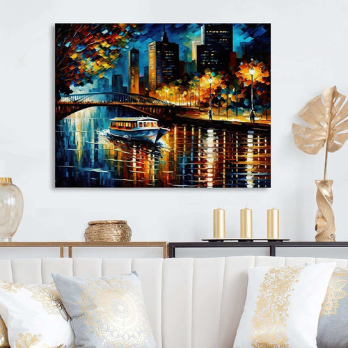 Chicago River View In The Fall II
