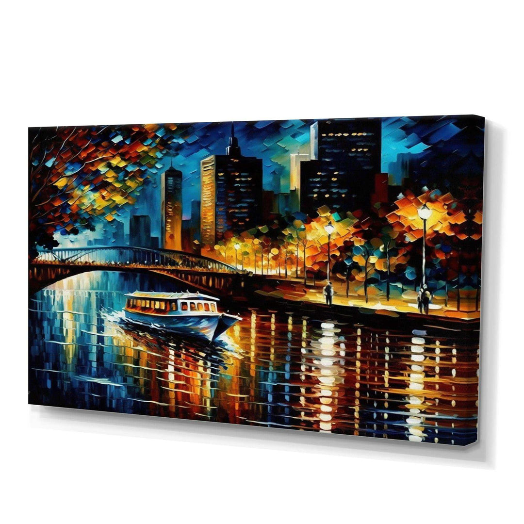 Chicago River View In The Fall II