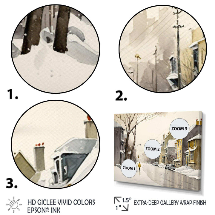 Quebec During Snowfall III