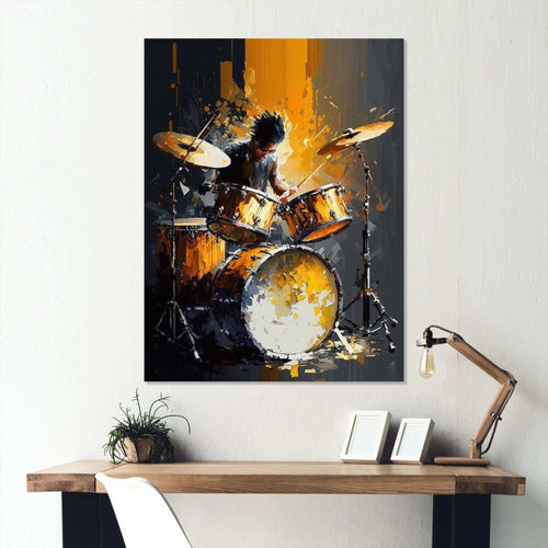 Drummer On Stage
