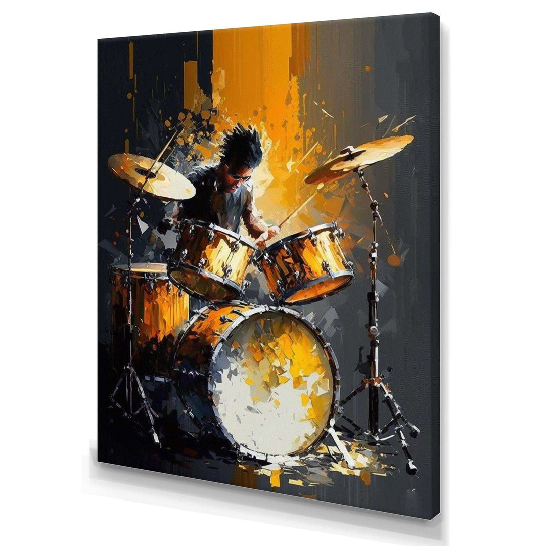 Drummer On Stage