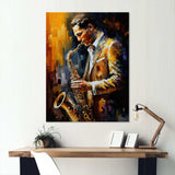 Saxophone Player On Stage I