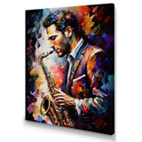 Saxophone Player On Stage II