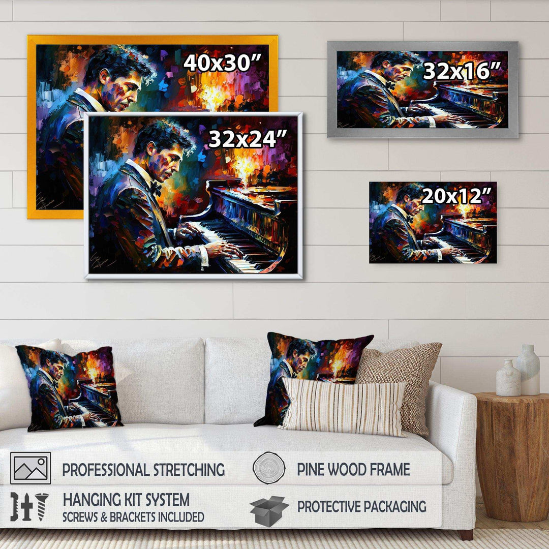 Man Playing Piano III