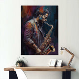 Saxophone Player On Stage III