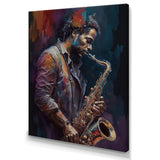 Saxophone Player On Stage III