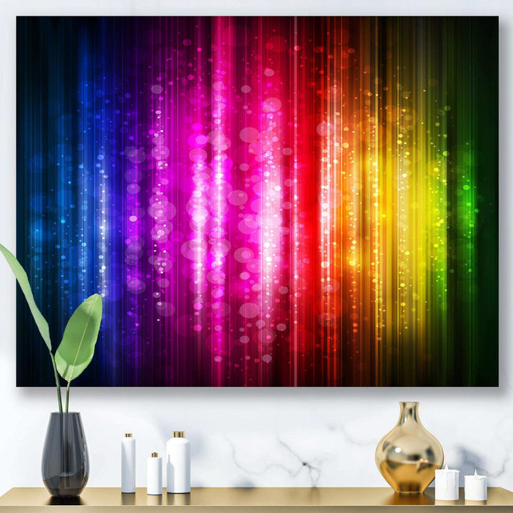 Glowing Background - Modern Canvas Wall Art