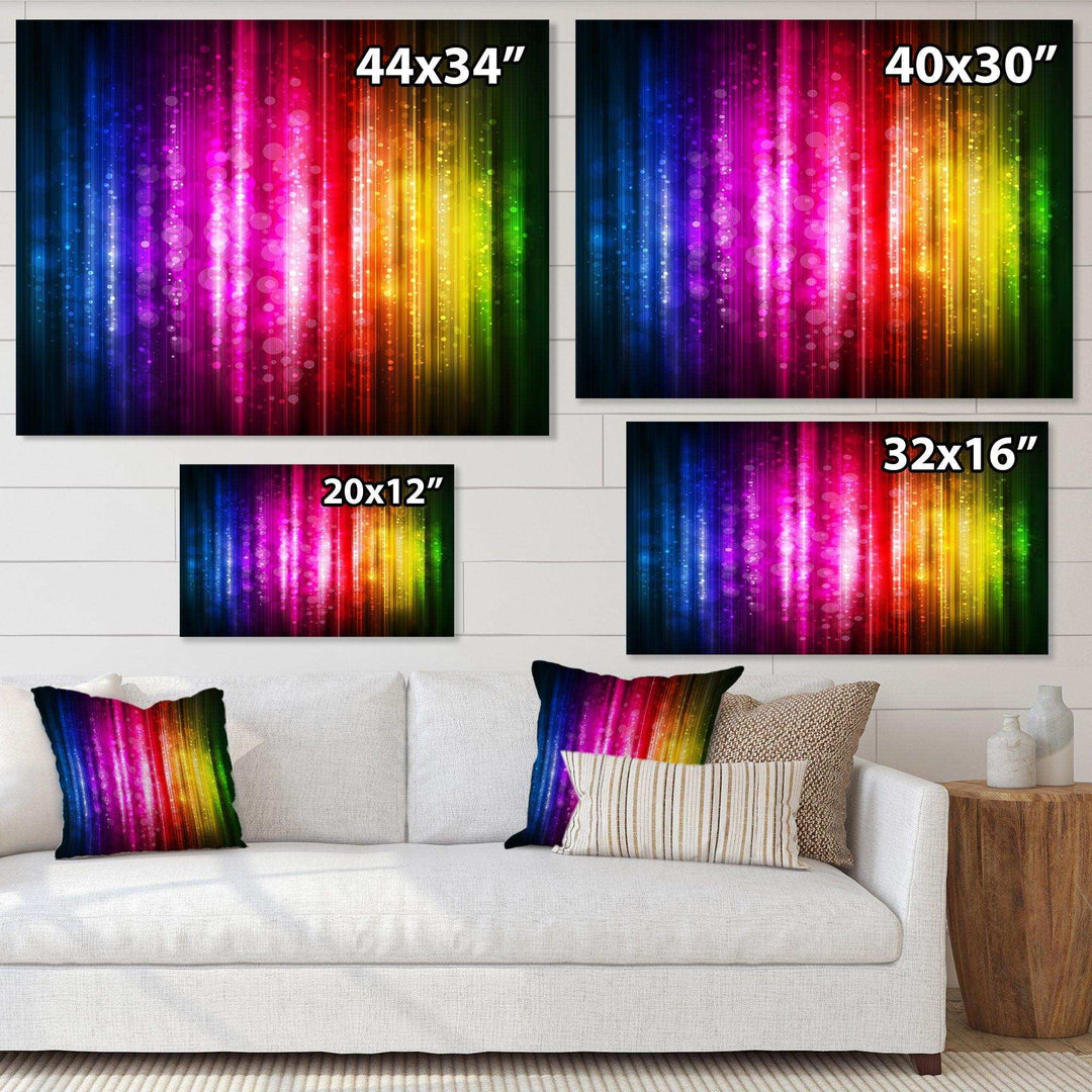 Glowing Background - Modern Canvas Wall Art