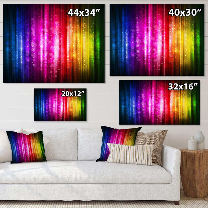Glowing Background - Modern Canvas Wall Art