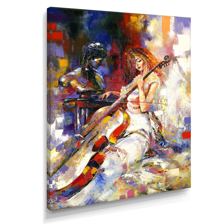 The Guitarists - Modern Living Room Wall Decor