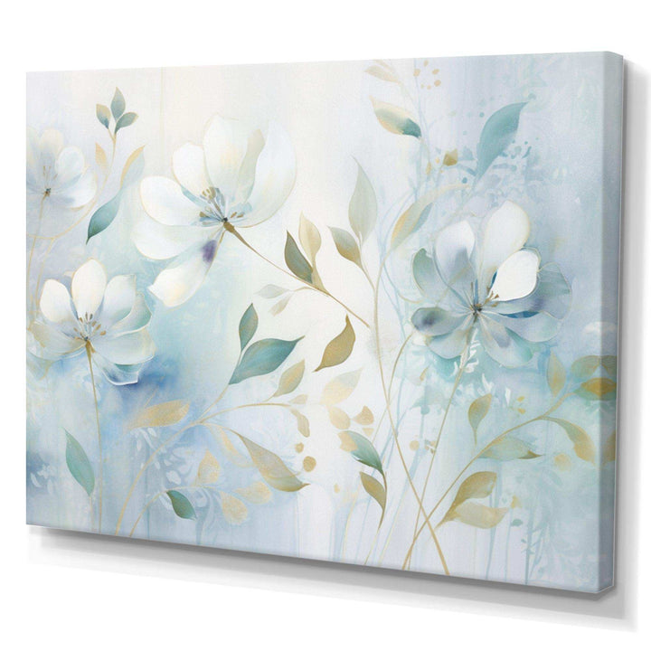 Blue Botanical Rhythms I - Modern Wall Art Prints