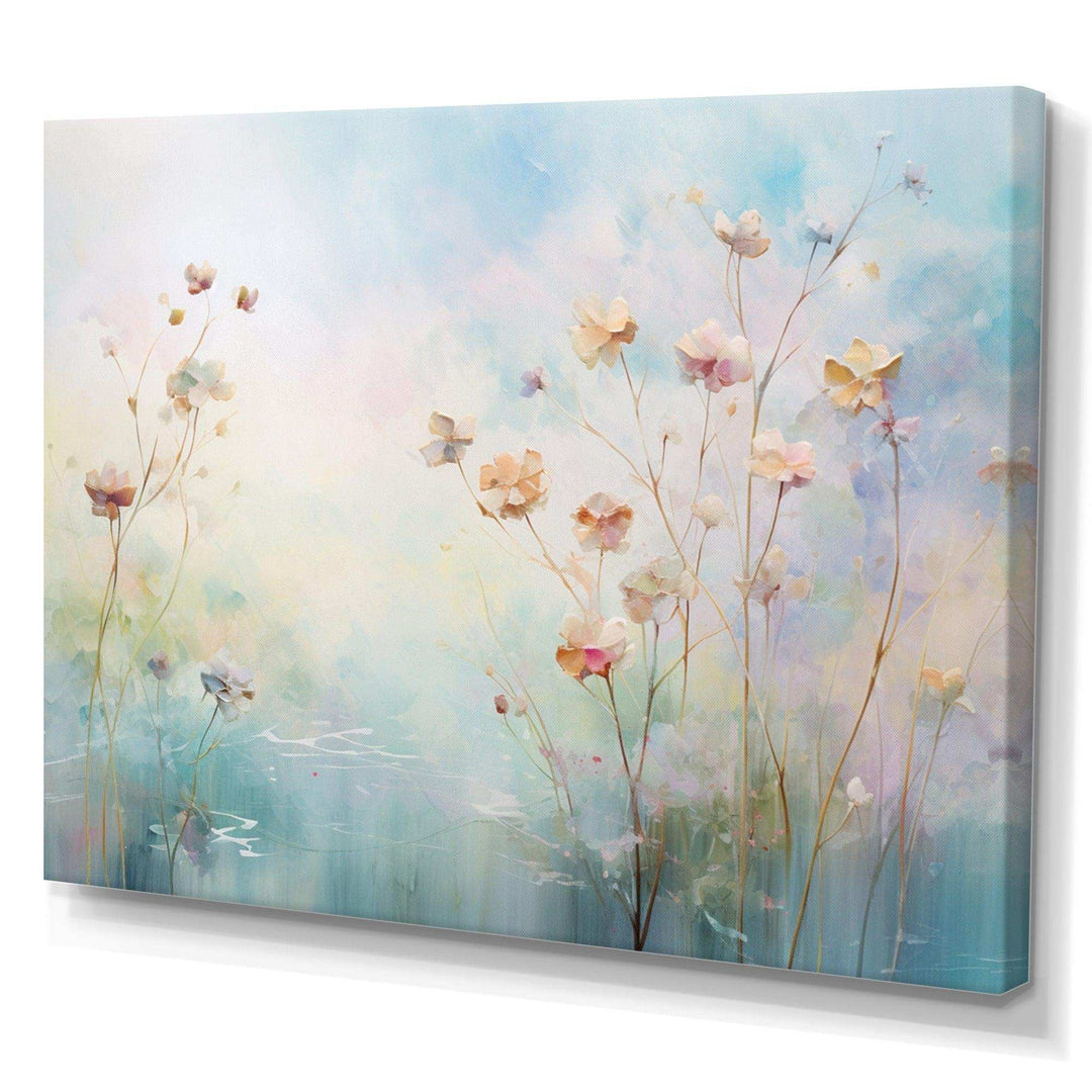Blue Enchanted Gardens II - Modern Canvas Wall Art