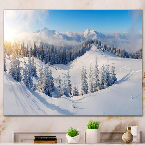 Winter Mountains Panorama
