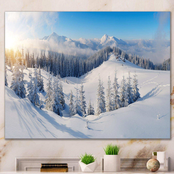 Winter Mountains Panorama