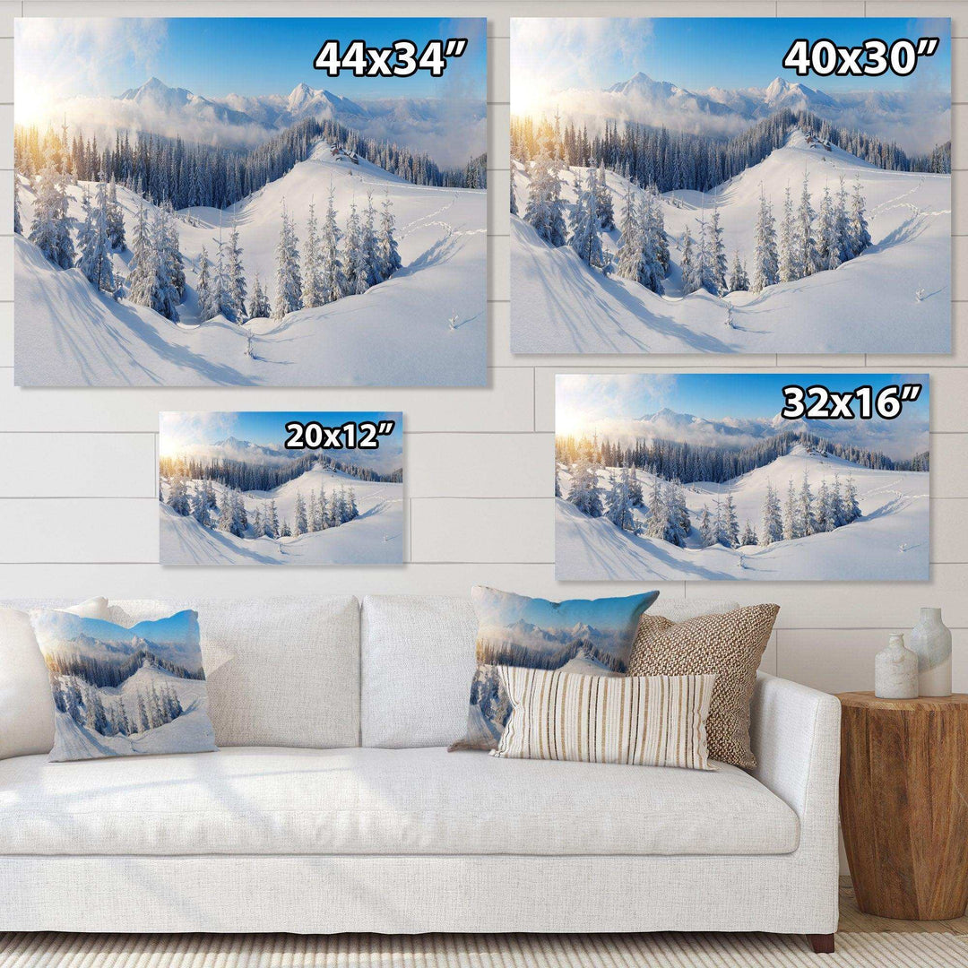 Winter Mountains Panorama