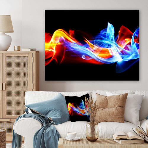 Fire and Ice - Modern Bedroom Wall Art