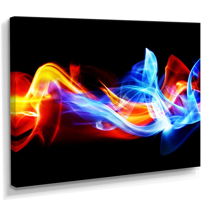 Fire and Ice - Modern Bedroom Wall Art