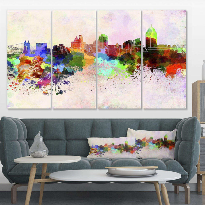 Cincinnati Skyline Multi-Panels