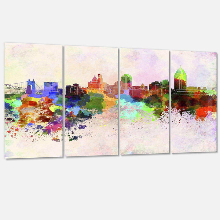 Cincinnati Skyline Multi-Panels