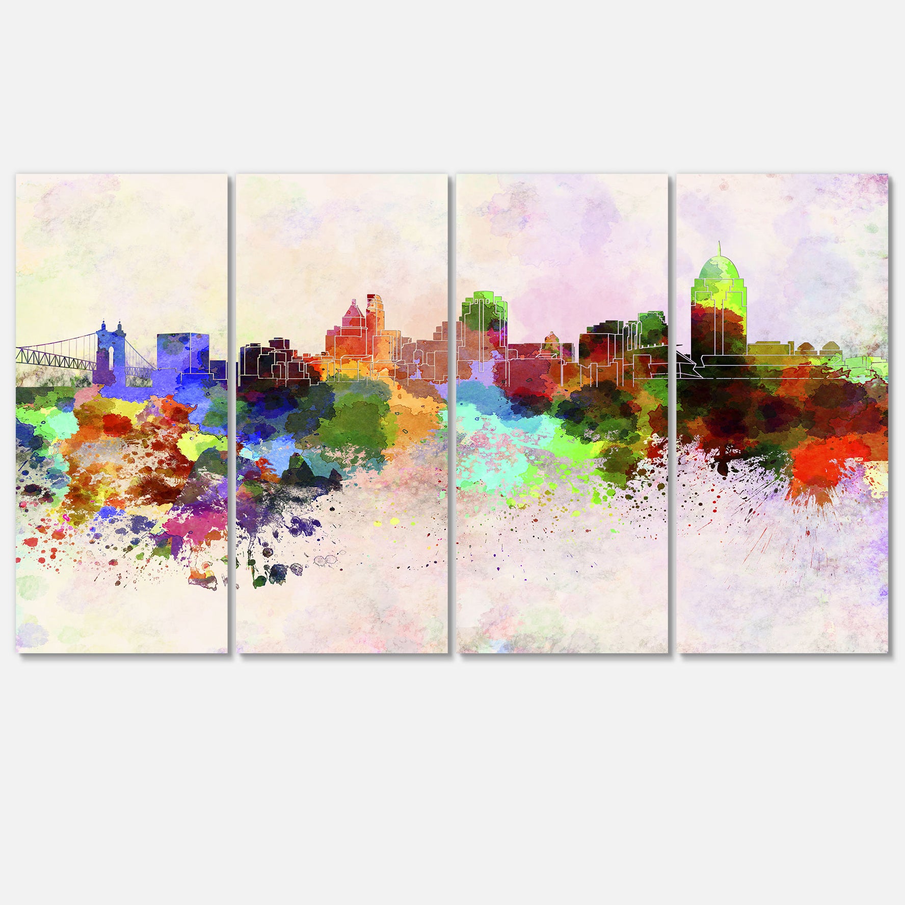 Cincinnati Skyline Multi-Panels