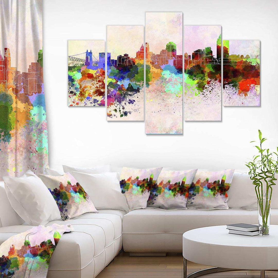 Cincinnati Skyline Multi-Panels