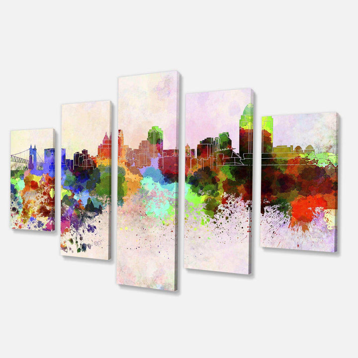 Cincinnati Skyline Multi-Panels
