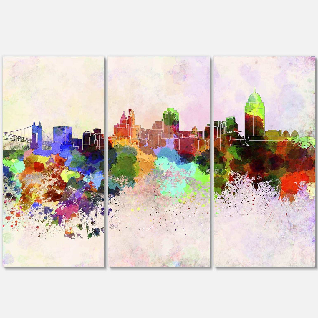 Cincinnati Skyline Multi-Panels