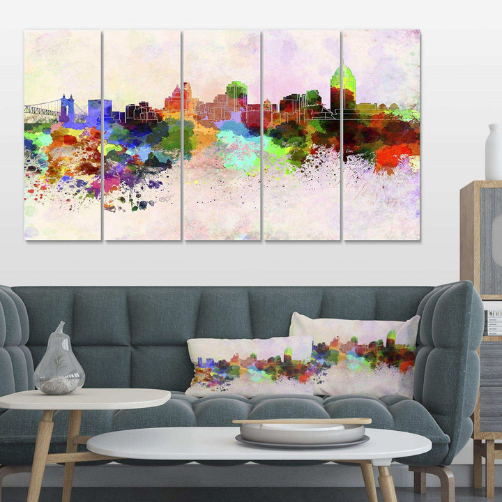 Cincinnati Skyline Multi-Panels