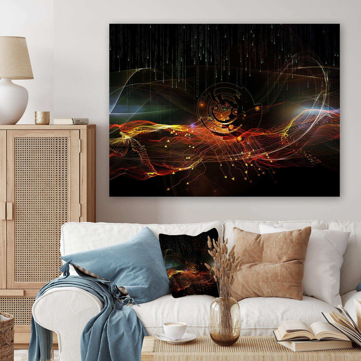 Composition of Elements - Modern Bedroom Wall Art