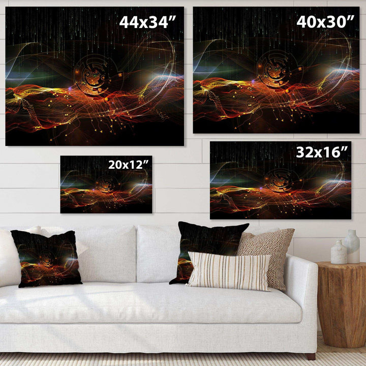 Composition of Elements - Modern Bedroom Wall Art