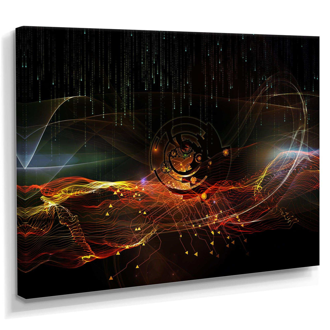 Composition of Elements - Modern Bedroom Wall Art