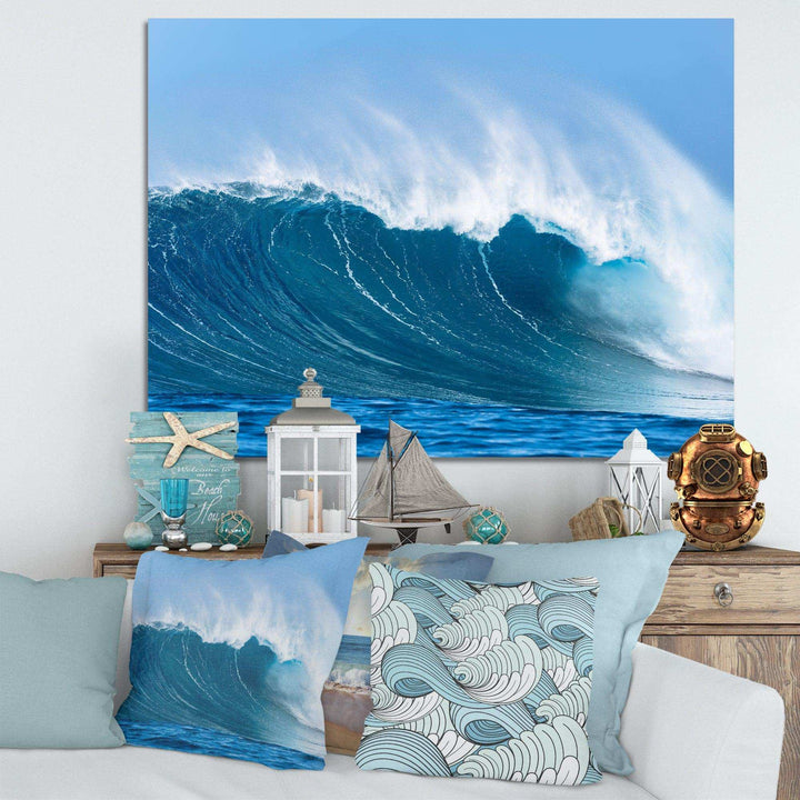 Sky Hitting Ocean Waves