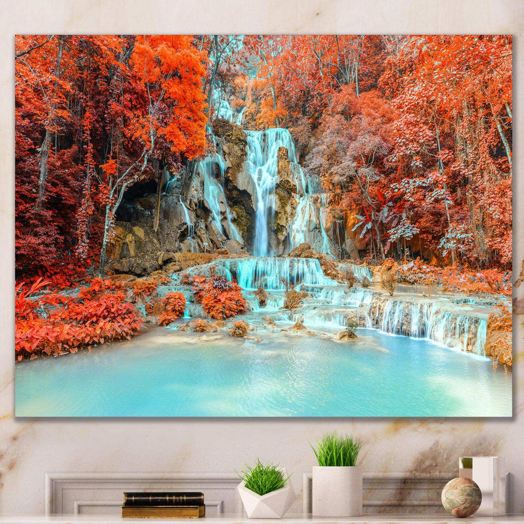 Rainforest Waterfall Loas
