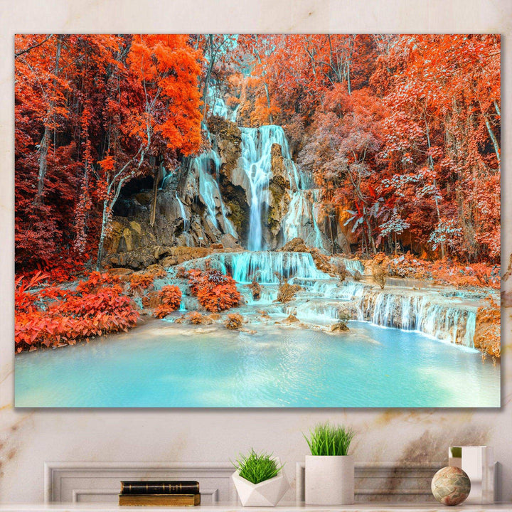 Rainforest Waterfall Loas