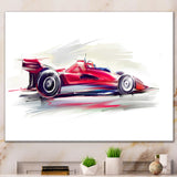 Red Formula One Car