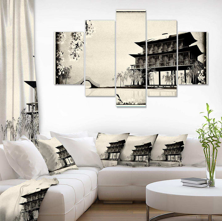Chinese Ink Painting Multi-Panels