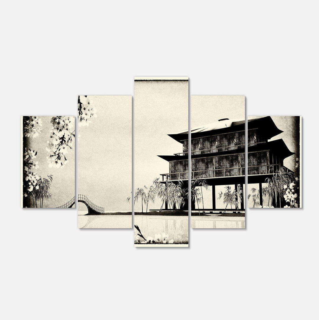 Chinese Ink Painting Multi-Panels