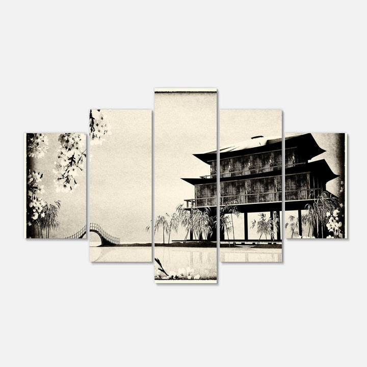Chinese Ink Painting Multi-Panels
