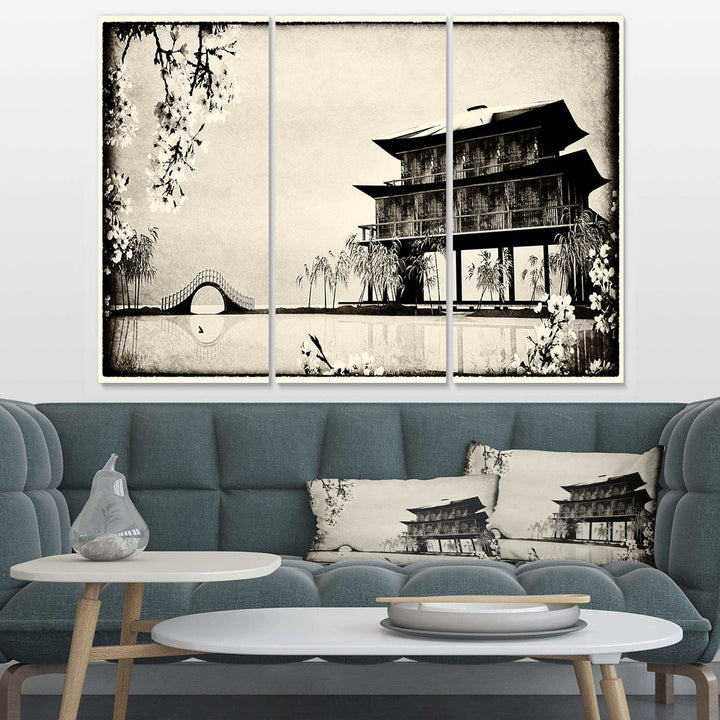 Chinese Ink Painting Multi-Panels