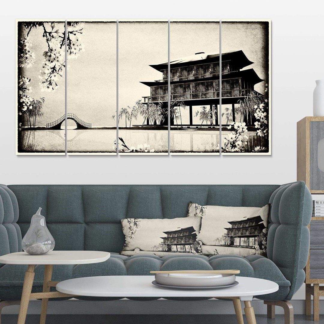 Chinese Ink Painting Multi-Panels