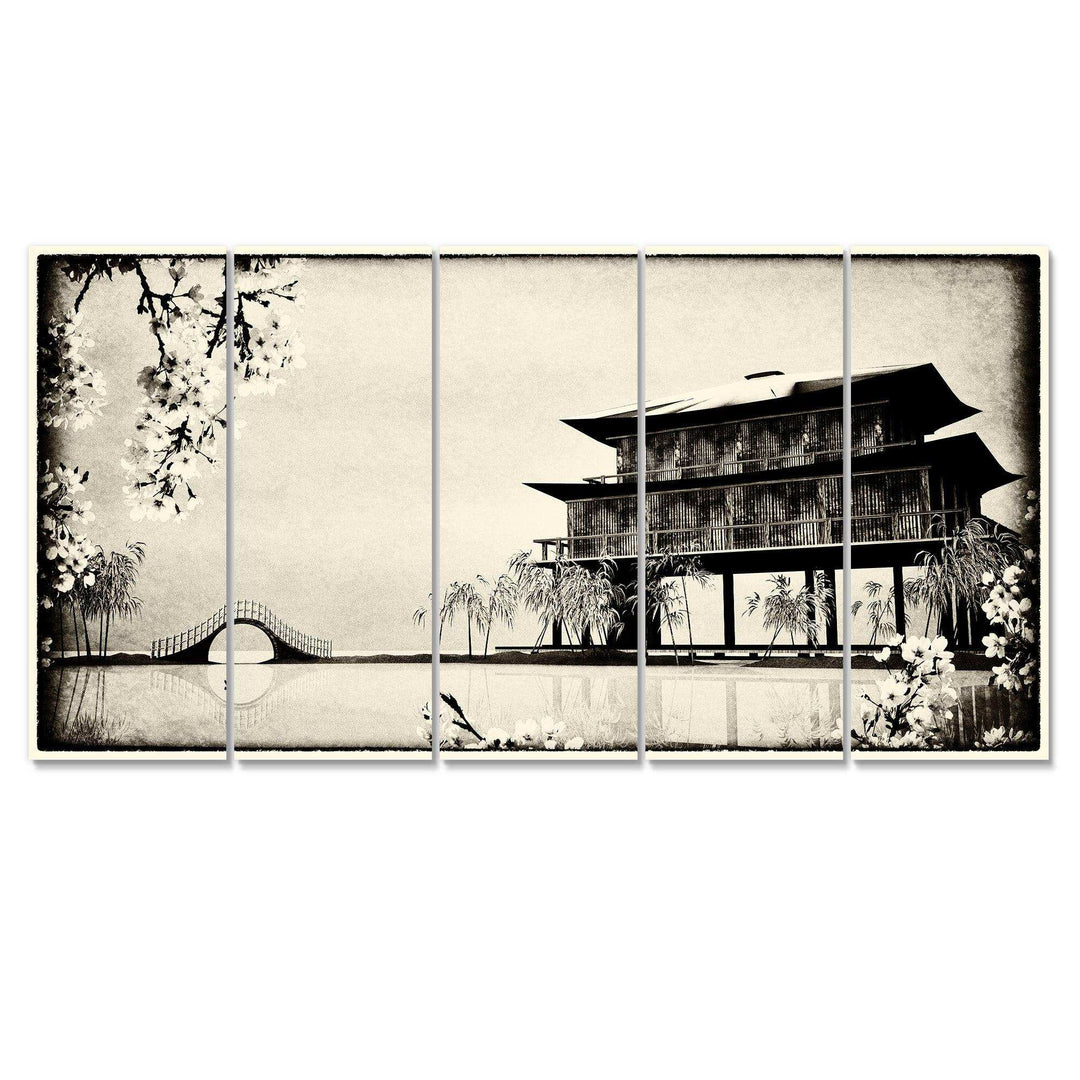 Chinese Ink Painting Multi-Panels