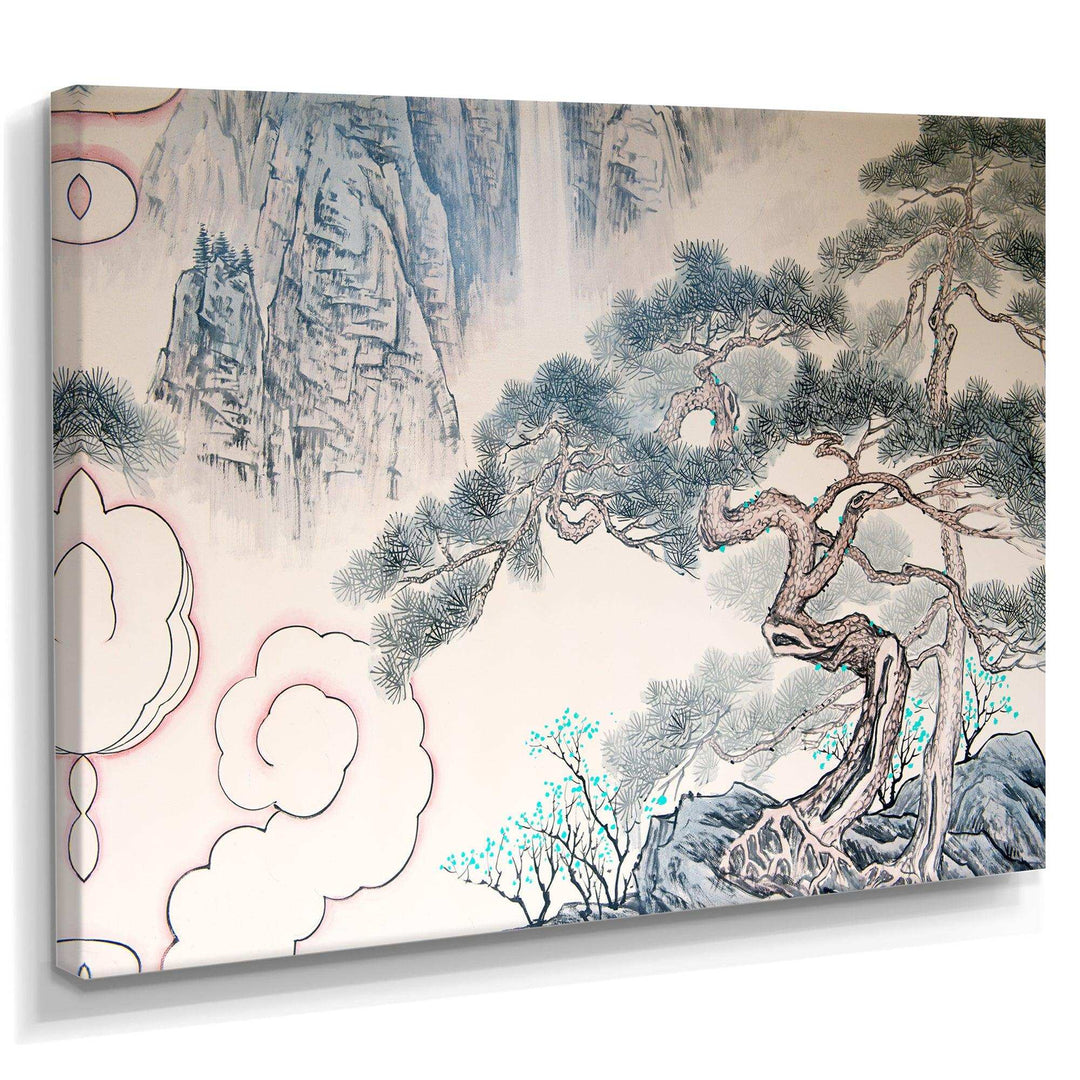 Chinese Blue Tree Art - Traditional Wall Art Prints
