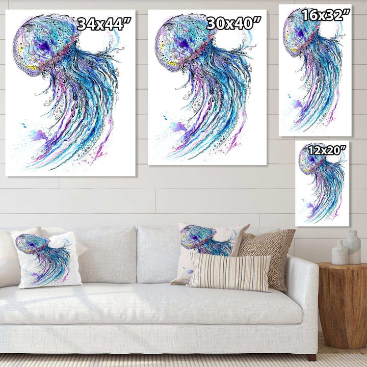 Jelly Fish Watercolor