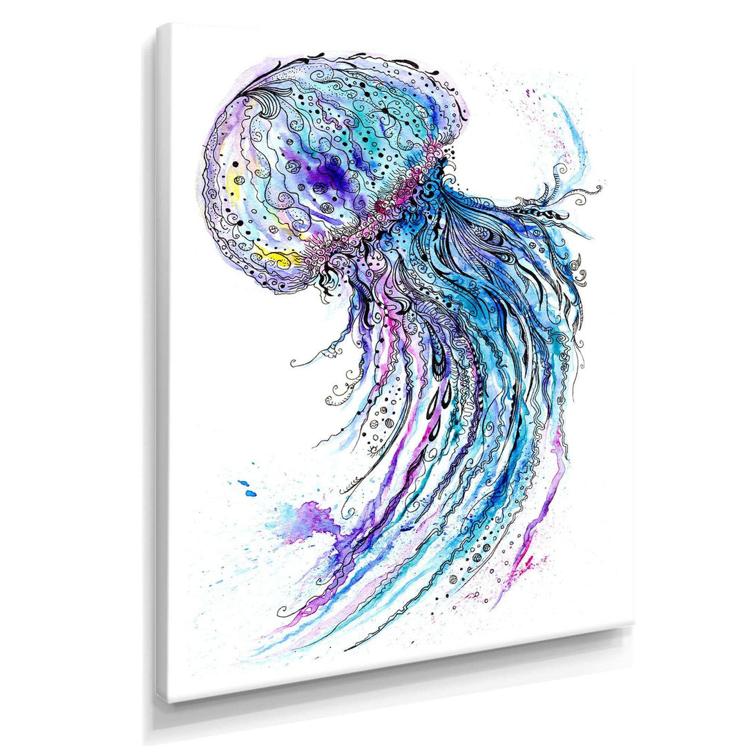 Jelly Fish Watercolor