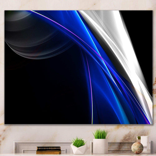 Glittering Blue Pattern - Modern Wall Art Prints