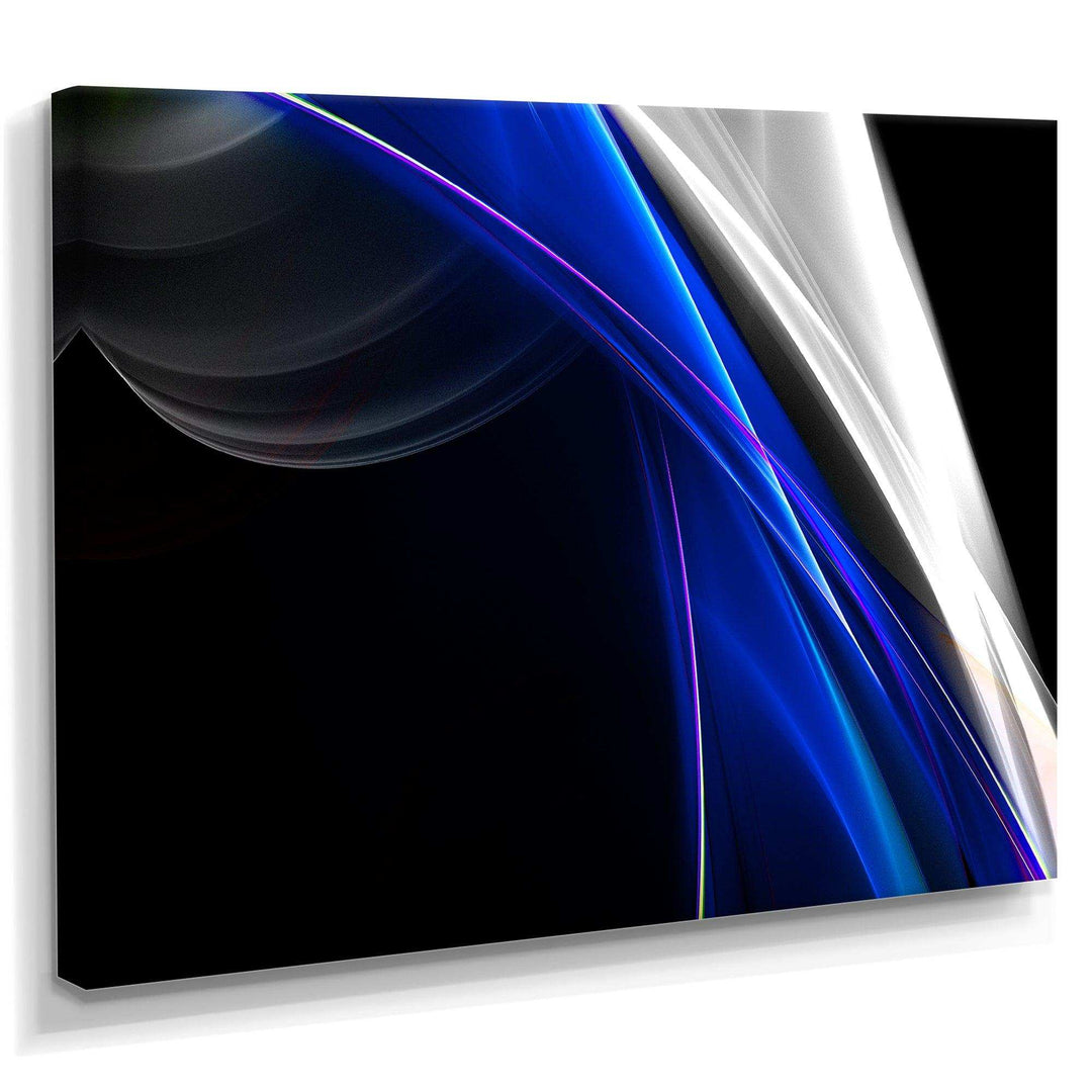 Glittering Blue Pattern - Modern Wall Art Prints