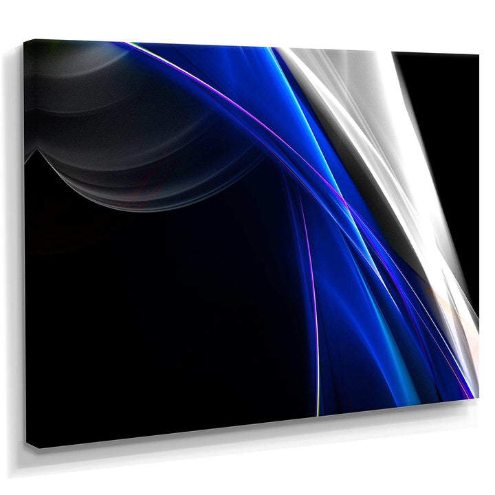 Glittering Blue Pattern - Modern Wall Art Prints