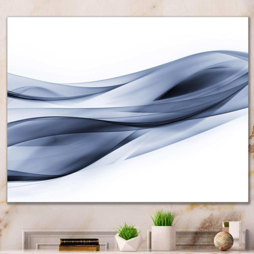 Glittering Light Blue Pattern - Modern Canvas Wall Art