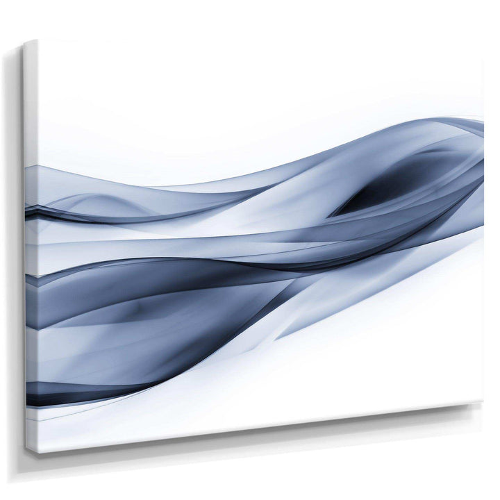 Glittering Light Blue Pattern - Modern Canvas Wall Art