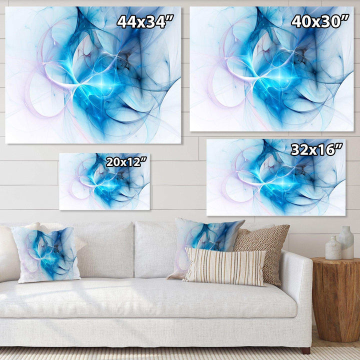 Blue Nebula Star - Modern Bedroom Wall Art